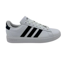 Adidas Grand Court 2.0 Cloud White Black Womens Athletic Sneaker