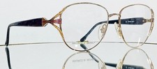Vintage Maurice ST. Michel MSM 4223 Eyeglasses 0024 Gold Burgundy NEW 55-16
