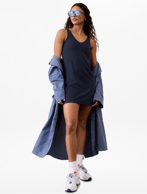 Athleta Transcend dress- medium tall- navy- nwt