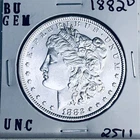1882 O BU GEM MORGAN SILVER DOLLAR UNC MS+++ U.S. MINT RARE COIN 2511