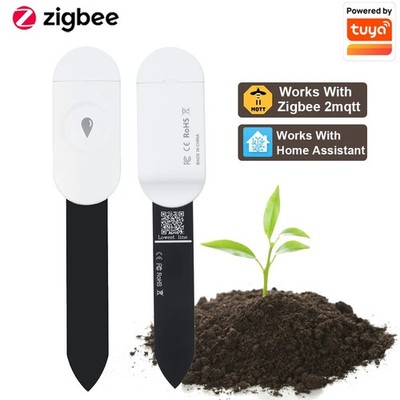 Tuya Zigbee Smart Soil Tester Sensor - App Alerts for Home Garden Moisture