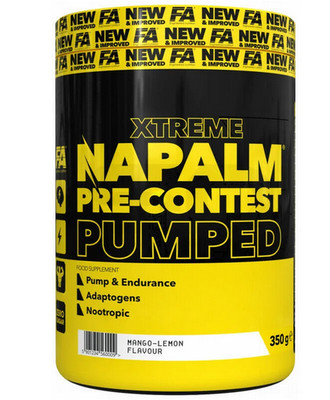 FA NAPALM PUMPED 350g   Hardcore PRE WORKOUT PUMP Booster + extra BONUS
