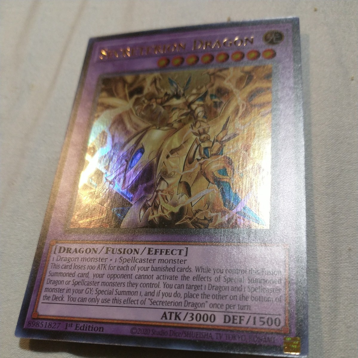 Secreterion Dragon DUAD-EN037 Ultra Rare 1st Edition LP Yu-Gi-Oh