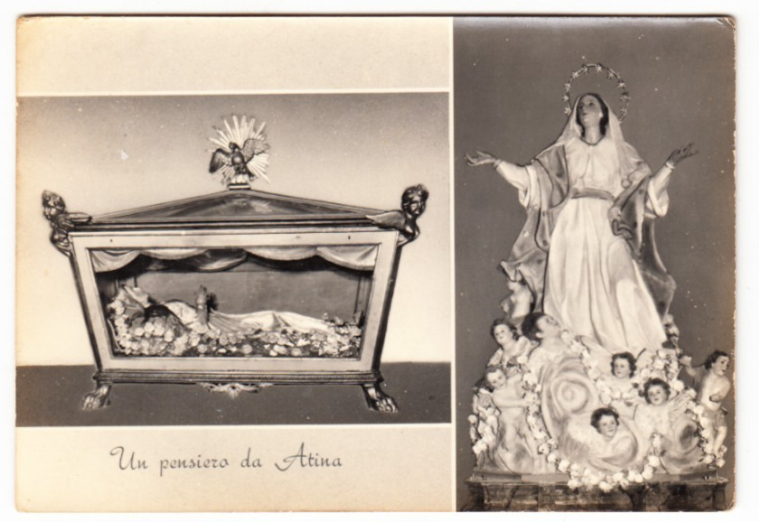26-01895 - ATINA FROSINONE - UN PENSIERO DA VIAGGIATA 1980
