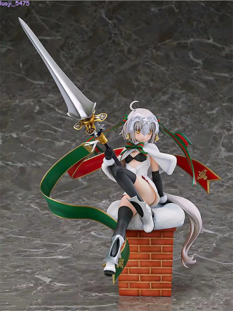 Fate FGO Jeanne Alter Santa Lily Sentado Lancer Escritorio Ornamento Modelo Estatuilla