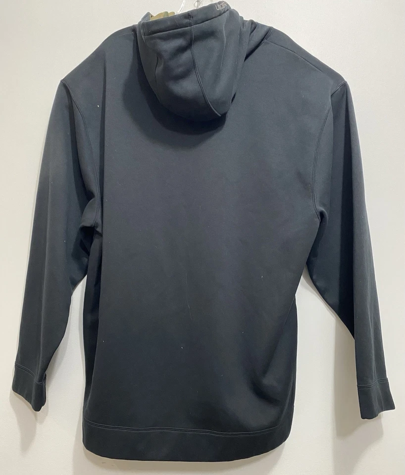 Under Armour Hoodie Men’s 3XL Black Camo Logo Pullover Sweatshirt Front Pocket - Image 2 of 4