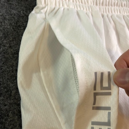 Nike Elite Shorts Mens XL White Basketball Baggy Athletic Pockets Gym Workout - Picture 4 of 14