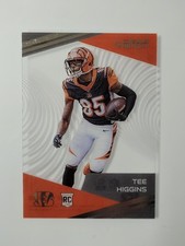 2020 Panini Chronicles #CV-12 Tee Higgins Clear Vision Rookies