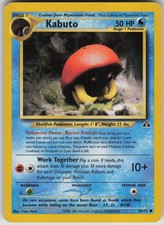 Pokemon TCG Kabuto Common Neo Discovery 56/75 on eBay