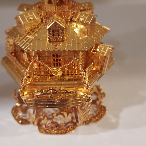 Danbury Mint Gold Plated Lighthouse Christmas Ornament - Thomas Point Shoal - Picture 9 of 14