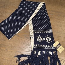 NEW G.H. BASS Co Neck Scarf 72" x 9" Knit NWT See Pics 48