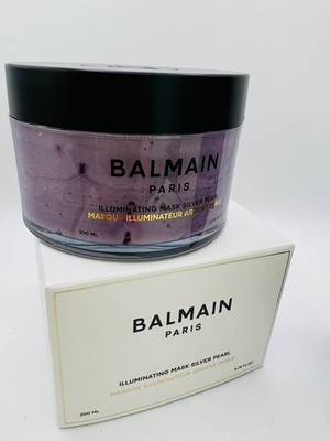 Balmain Hair Illuminating Mask Silver Pearl 200ml 6.8 oz New Authentic