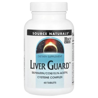 2 X Source Naturals, Liver Guard , Silymarin, CoQ10, N-Acetyl Cystein-worldwide