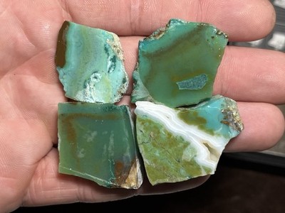 Gem Silica 44g Slabs Lily Mine Peru Old Stock Chrysocolla Malachite Lapidary