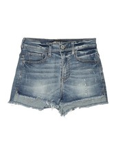 Express Jeans Women Blue Denim Shorts 0