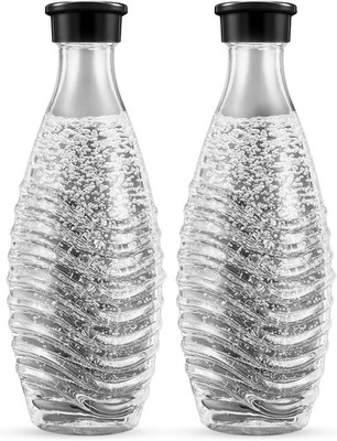 Sodastream Crystal 0,7L Glaskaraffen 2er Pack für Crystal & Penguin