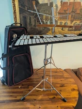Pearl Bell Kit Glockenspiel Percussion Xylophone with Bag and Accessories