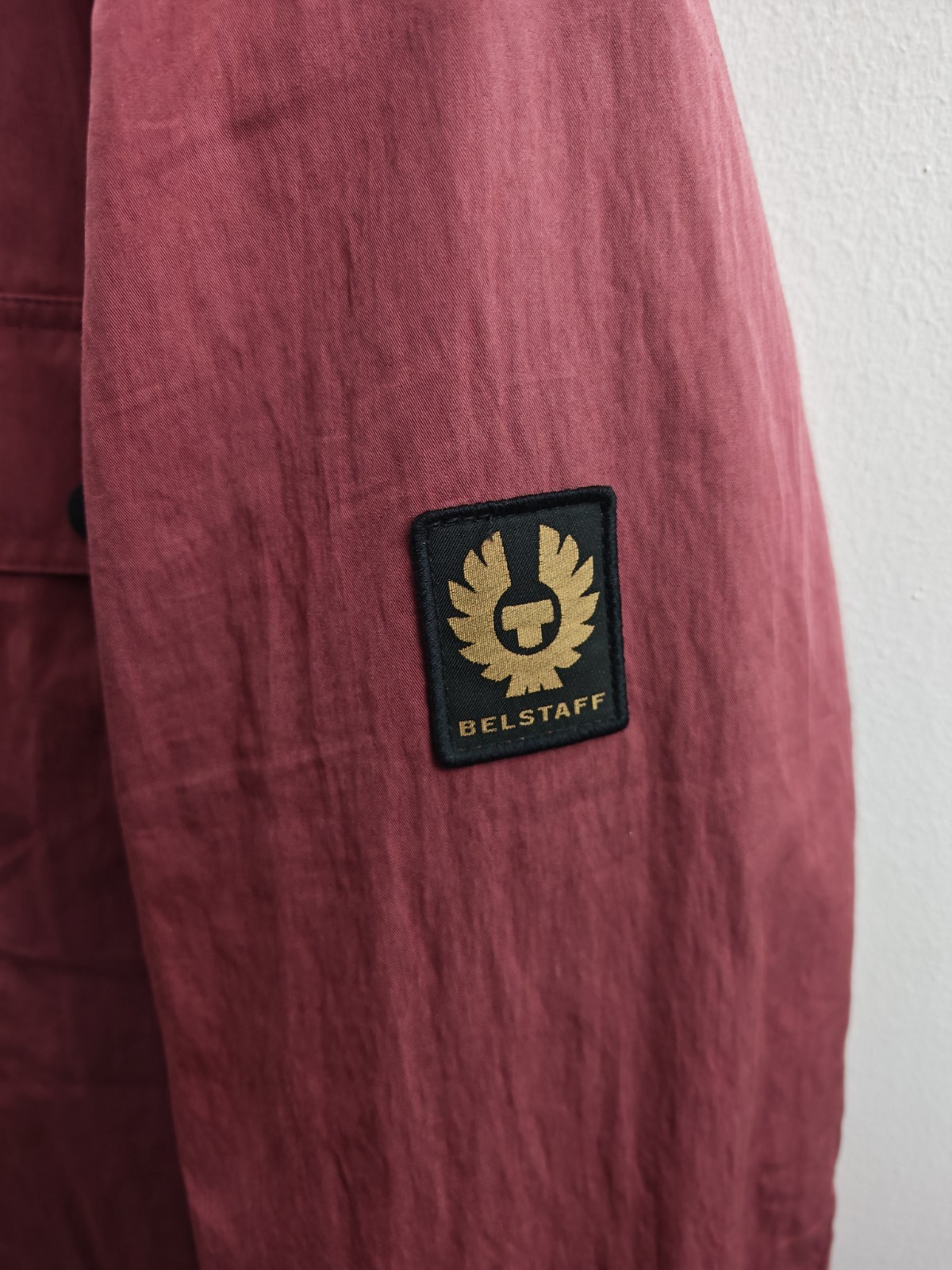 Belstaff Rail Overshirt Lightweight Jacket Mulberry Pink Cotton Blend Size Large image 7