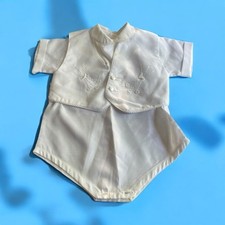 Vintage Madonna Baby Boy Christening Outfit, 3-6 Months