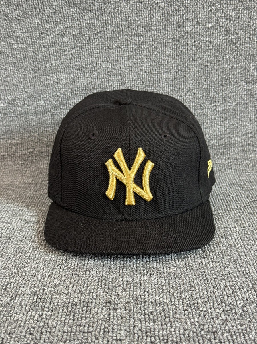 New Era Yankees 59FIFTY Fitted Hat Black Gold 6 1 2 52cm