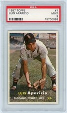 1957 Topps Baseball Luis Aparicio #7 PSA 9 Stunning!