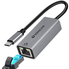 USB C To Ethernet Adapter Gigabit Network Converter 1000Mbps For Laptop RJ45