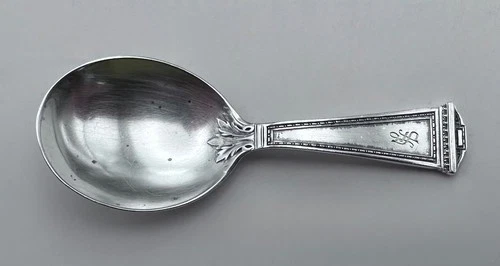 International Silver  "Pantheon" Sterling Baby Spoon 3.25"  14.5g (c.1920s) Deco