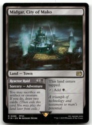 Midgar, City of Mako 286/764 Rare Land Final Fantasy MTG