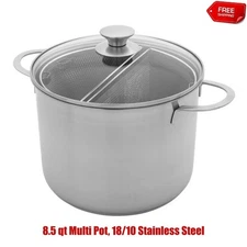 8.5 qt Multi Pot, 18/10 Stainless Steel