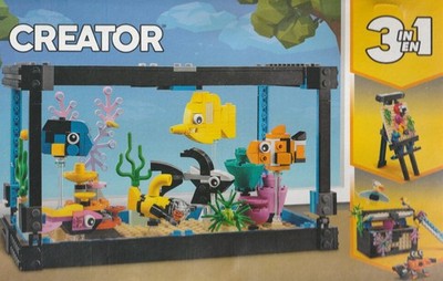 LEGO CREATOR: Fish Tank / Aquarium (31122) Retired. New In box. Unopened.