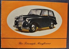 1953 Triumph Mayflower Saloon Sedan Brochure Folder Excellent Original 53