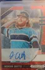 2020 Panini Prizm Draft Picks - Jackson Coutts #PDP156 Red Donut Circle Prizm...