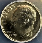 1995-D Roosevelt Dime ICG MS69 Mackenzie Dickey President Signed Label Gem BU — photo 8
