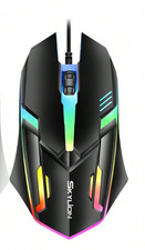 ✅MOUSE GAMING con FIlo 1600 DPI USB NERO FILO WIFI PC COMPUTER CORDLESS NOTEBOOK