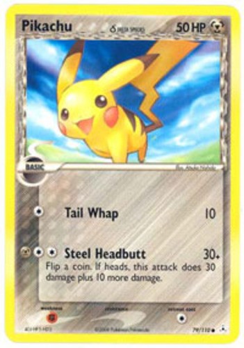 Pikachu - 79/110 - Common - NM - EX Holon Phantoms