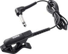 KORG Clip-On Contact microphone for Tuner CM-300-BK black 1.5m Cable 6.3mm Jack