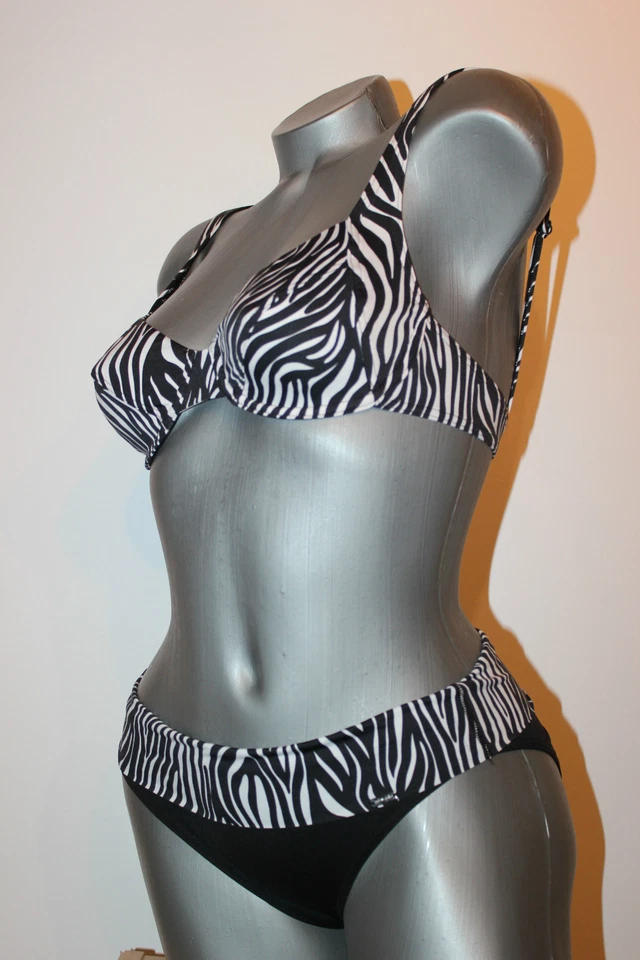 Triumph Bügel Bikini "4 Your Style 14 pt CTOW" schwarz/weiß 75 B Tai 02 in 38 - Bild 2 von 4