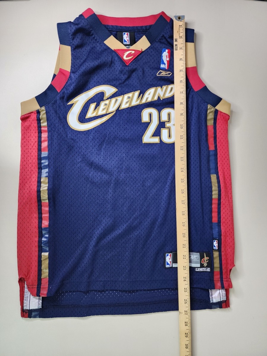 Reebok NBA キャバリアーズ ジェームズ 23 ユニフォーム L Vintage Lebron James Cleveland Cavaliers NBA Sewn Reebok Jersey