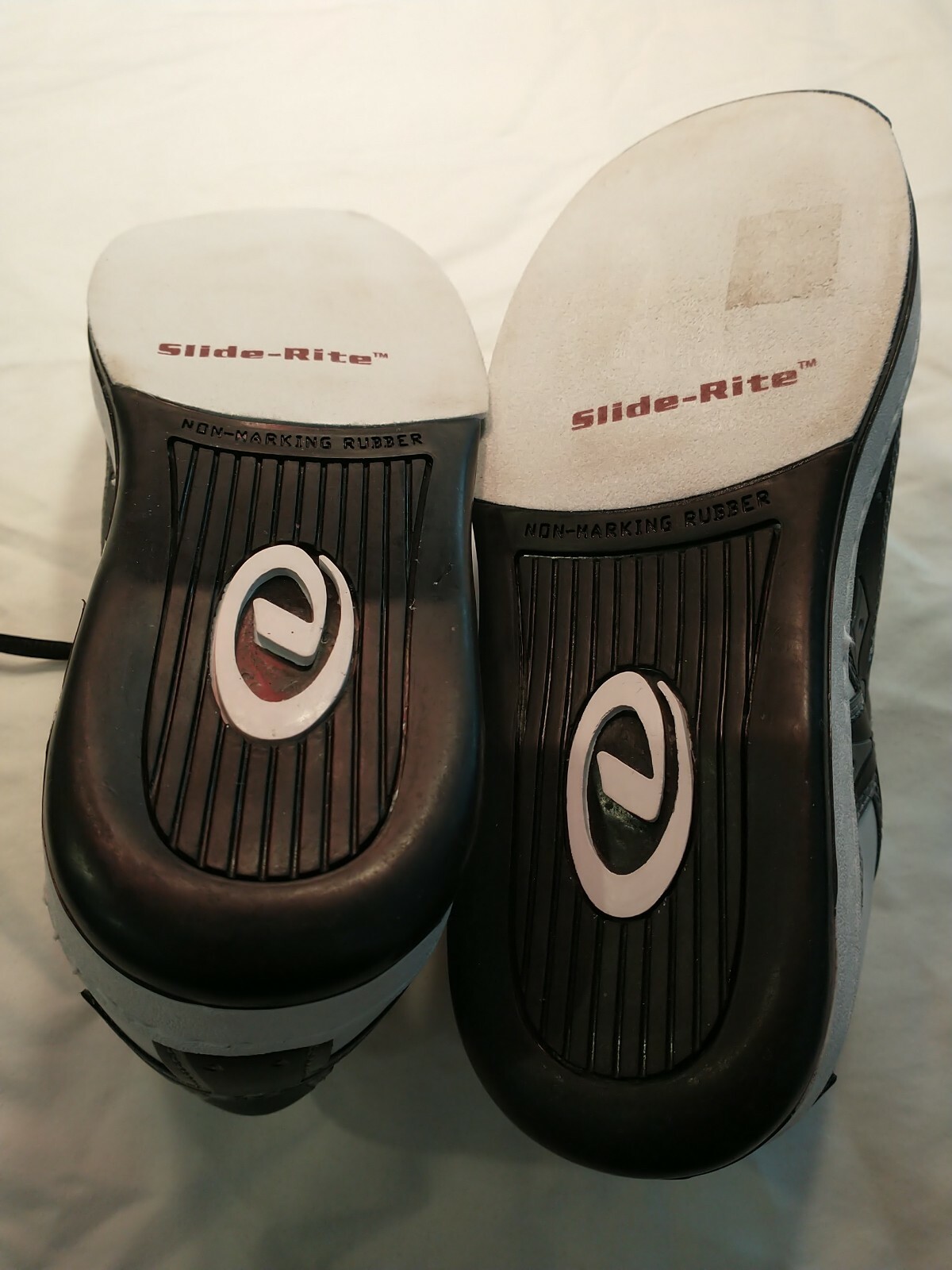 Dexter Choppa Black White Leather Lace Up Bowling Sho… Gem