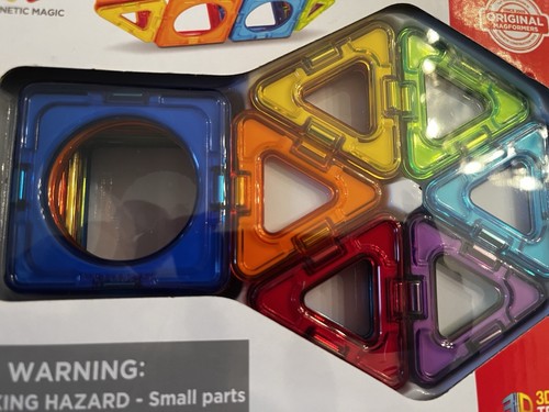 Magformers 14piece Basic Plus Set Magnetic Play New In Box - Picture 3 of 5