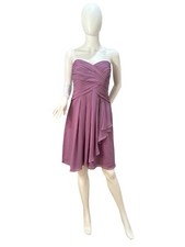 David’s Bridal purple chiffon dress Size  10