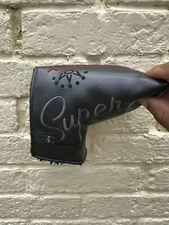 Scotty Cameron Design Fine Milled Putters Super Blade Cover Headcover Gray Red