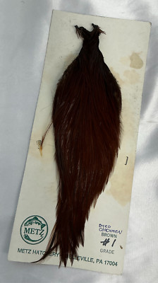 #1 Grade Vintage Metz Dry Fly Neck Cullen Collection