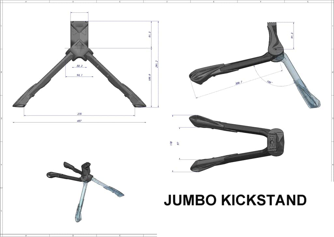 Ursus Jumbo Double Leg Kickstand eBay
