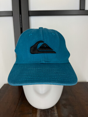 Quiksilver X New Era Hat Cap Snap Back Youth One Size Blue