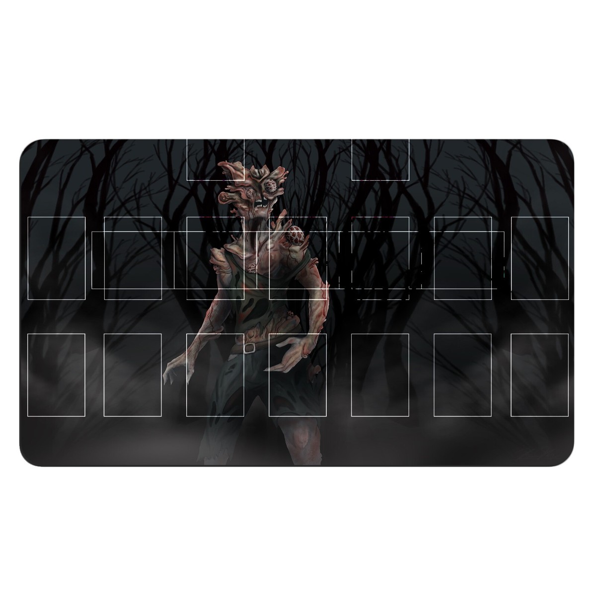 MTG ニールセン ゾンビプレイマット Discarded Zombie Playmat and Mousepad | 24x14 | Non Slip | MTG