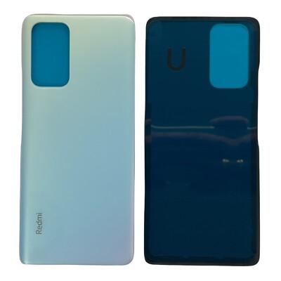 Akkudeckel Backcover Rückseite Glas Hinten in Weiß für Xiaomi Redmi Note 10 Pro