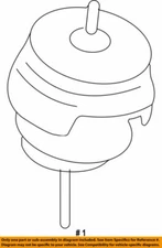 12361-38221 Toyota Insulator, engine mounting, front 1236138221, New Genuine OEM