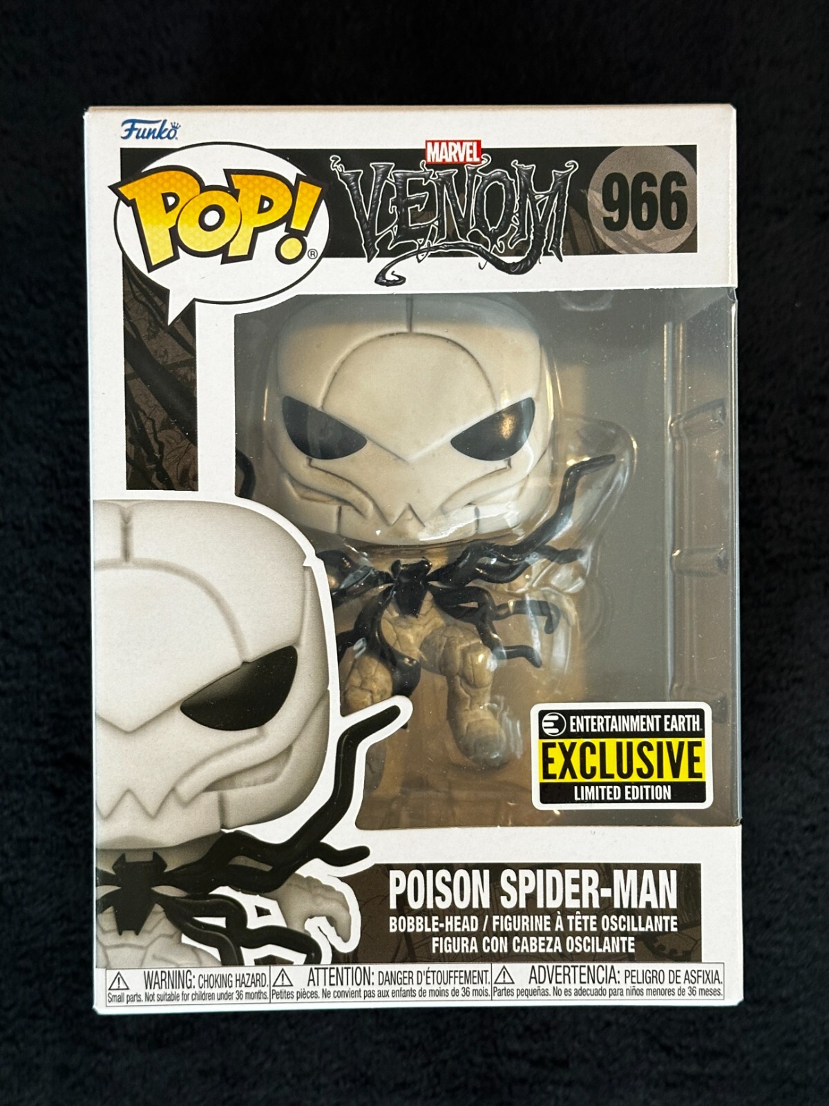 Funko Pop! - Venom - Entertainment Earth Exc. Edición Limitada Poison Spider-Man