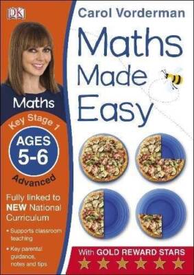 Maths Made Easy Ages 5-6 Key Stage 1 Advanced (Carol Vordermans Maths Ma - GOOD